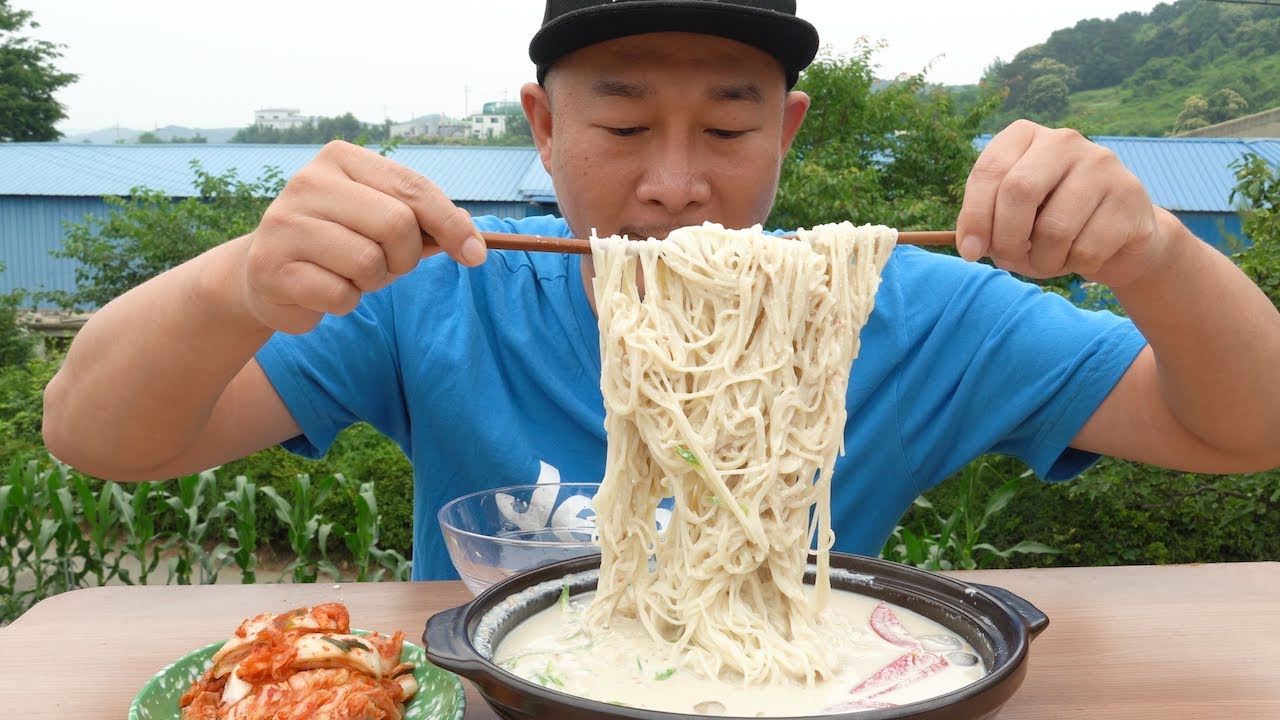 ❄️ 믹서기없이 순두부로 콩국수 만들기 먹방~Cold bean-soup noodles MUKBANG EATINGSHOW