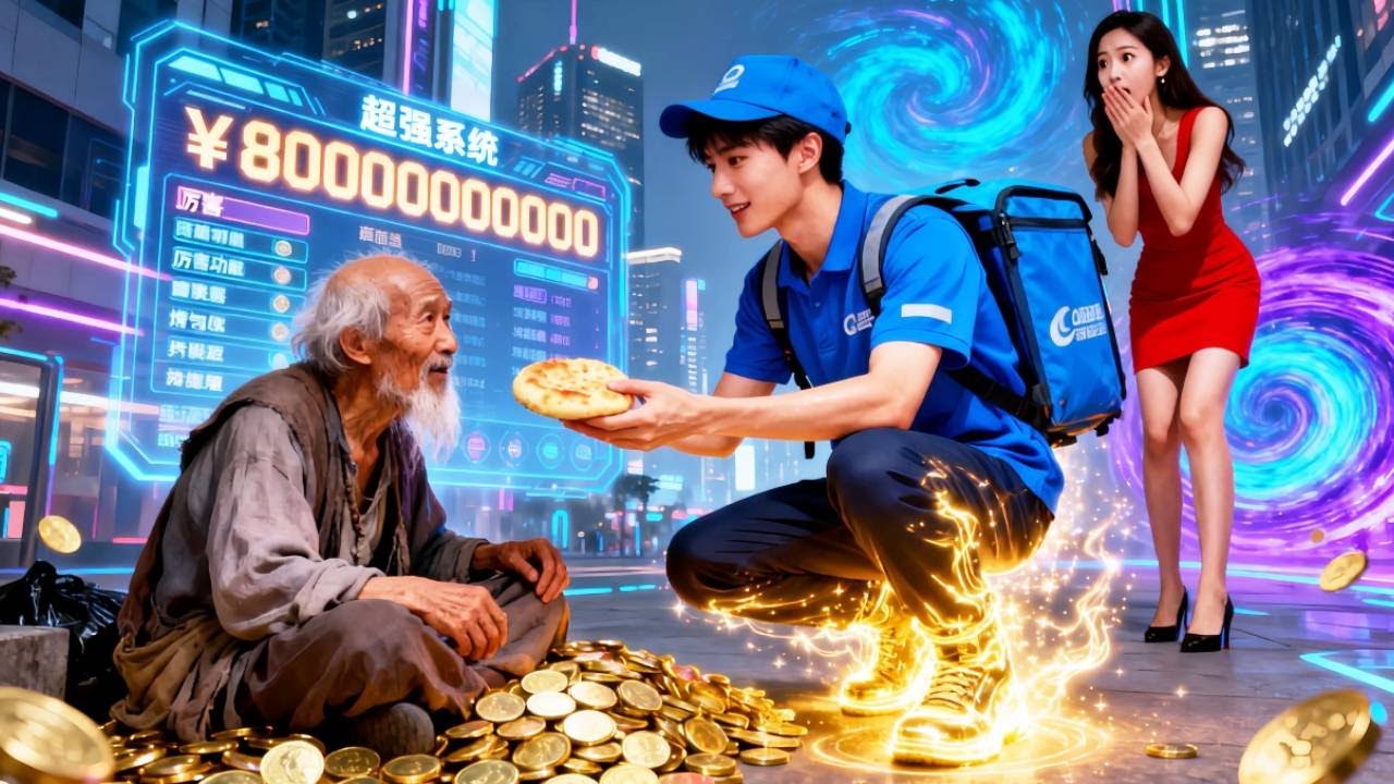 Food Delivery Rider Rescues Grandpa, Unlocks Super System, 8m Yuan Instantly, Lives a Winner's Life!