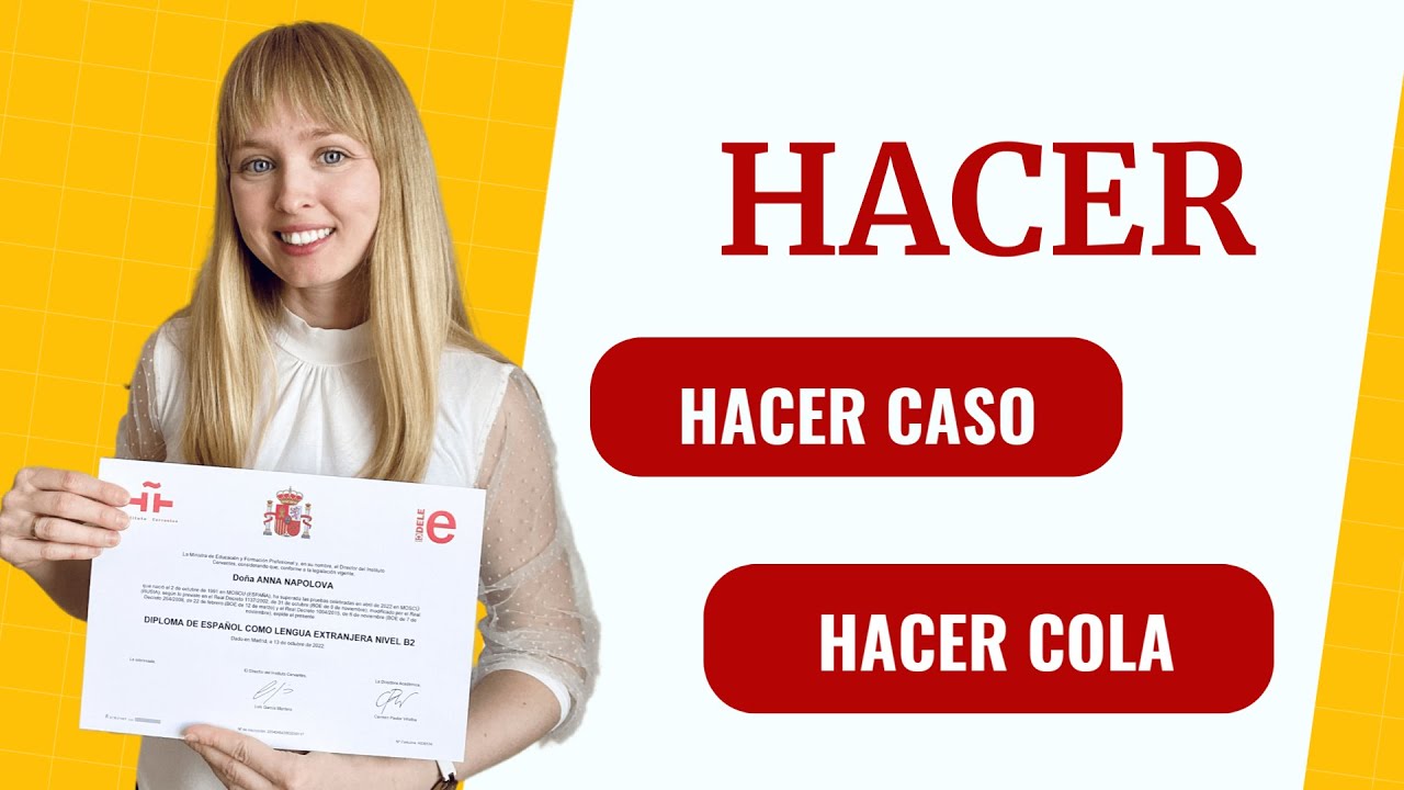 Испанский Глагол Hacer. Устойчивые Выражения с Глаголом Hacer