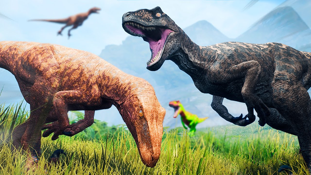 O RETORNO da ARENA JURÁSSICA! Utahraptors vs T. Rex, Giga e Spino | The Isle | (PT/BR)