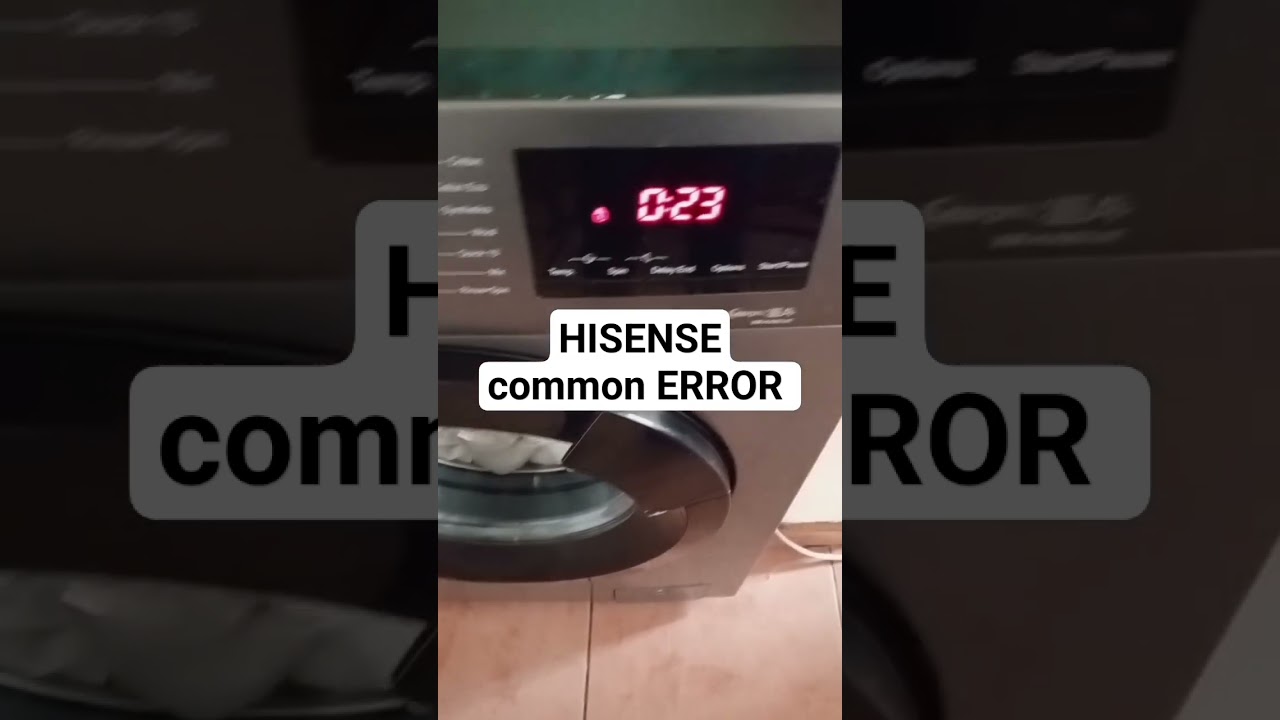 HISENSE F03 ERROR