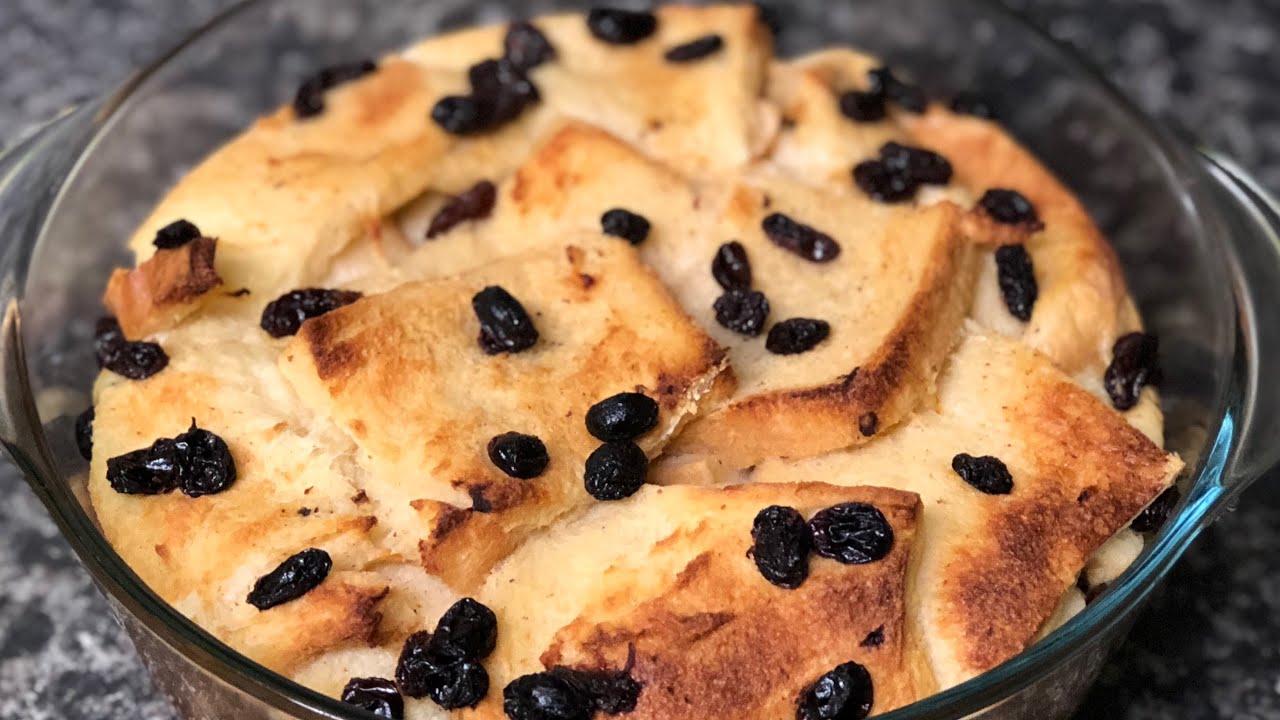 Bread butter pudding : EASY ALL IN ONE