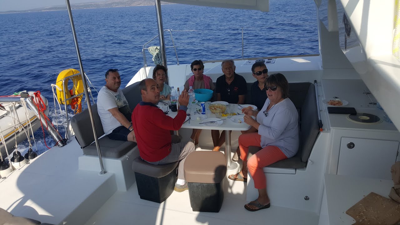 Navigation au départ de Split en Croatie avec VAM en Sept 2018