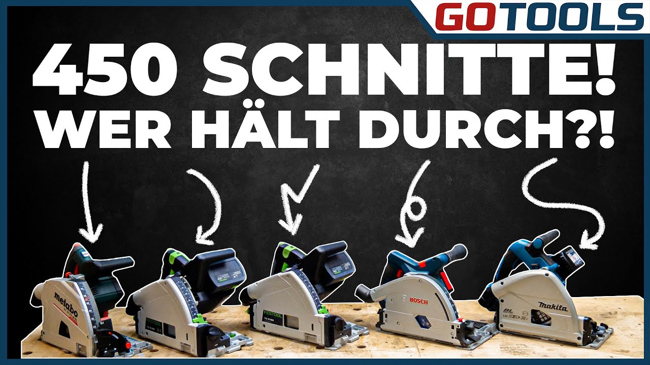 Der große Akku Tauchsägen Langzeittest | Festool Bosch Metabo Makita | inklusive Verlosung