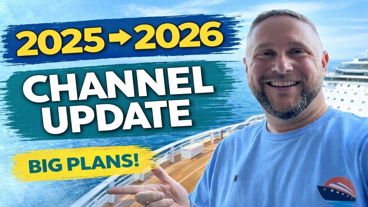 Мой YouTube-канал о круизах в 2025 году 🚢 | Рост, статистика и грандиозные планы на 2026 год