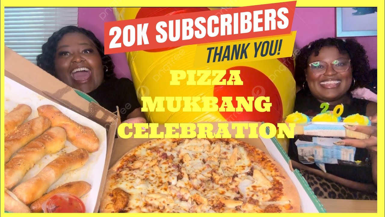 20K PIZZA MUKBANG CELEBRATION 🎉 🍕| DeLexis