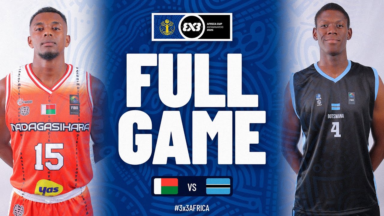 Madagascar 🇲🇬 vs Botswana 🇧🇼 | Men | Full Pool Game | FIBA 3x3 Africa Cup 2025