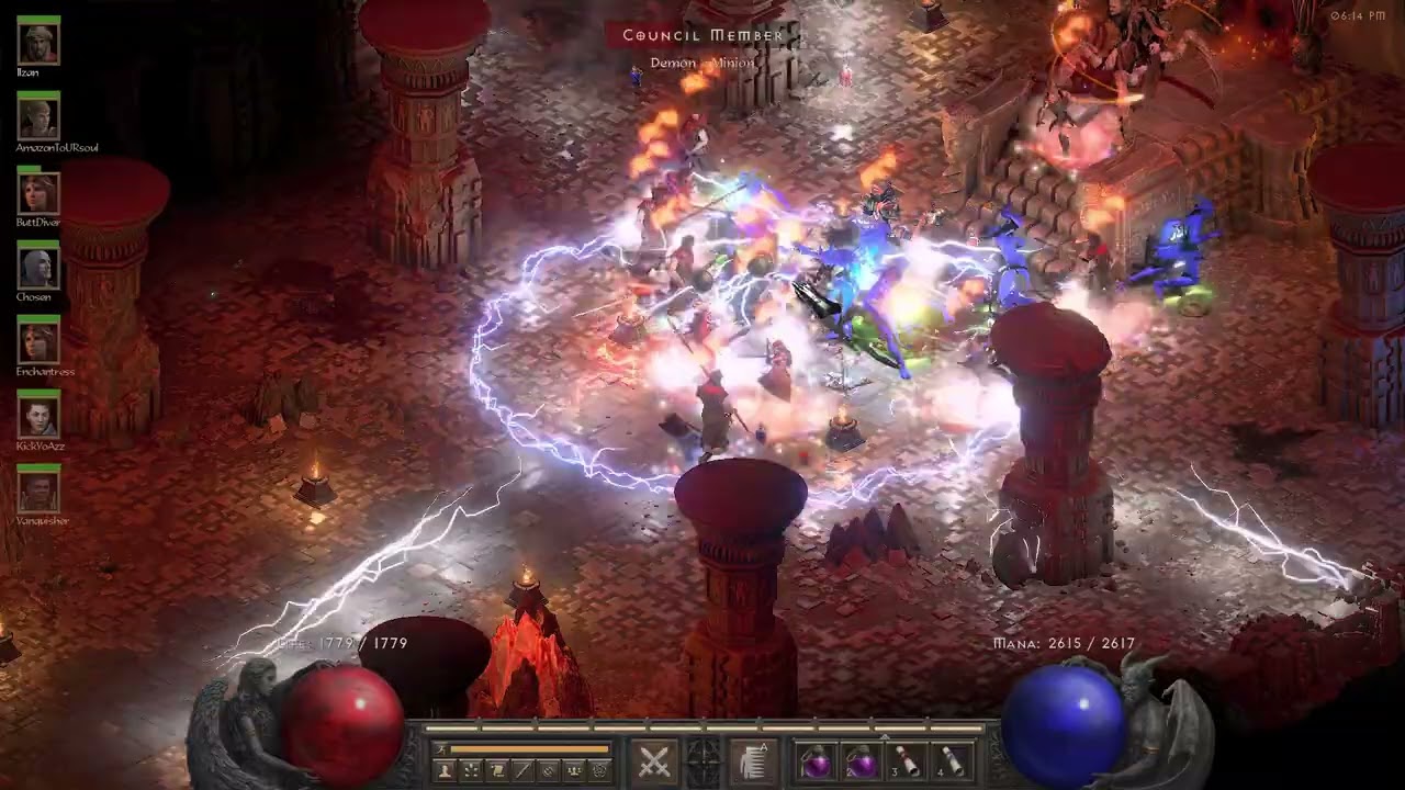 Diablo 2 Resurrected Melee Sorc finally hit lvl 98!
