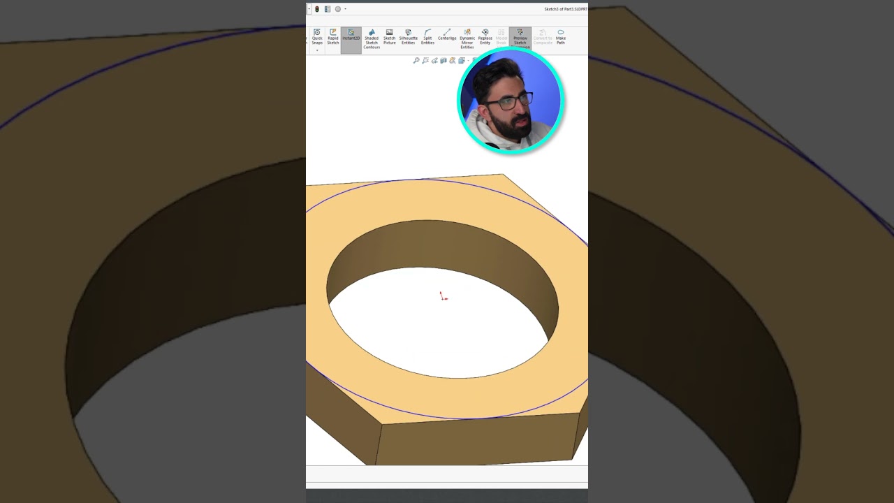 A USELESS Cool trick | Flip Side to Cut #solidworks