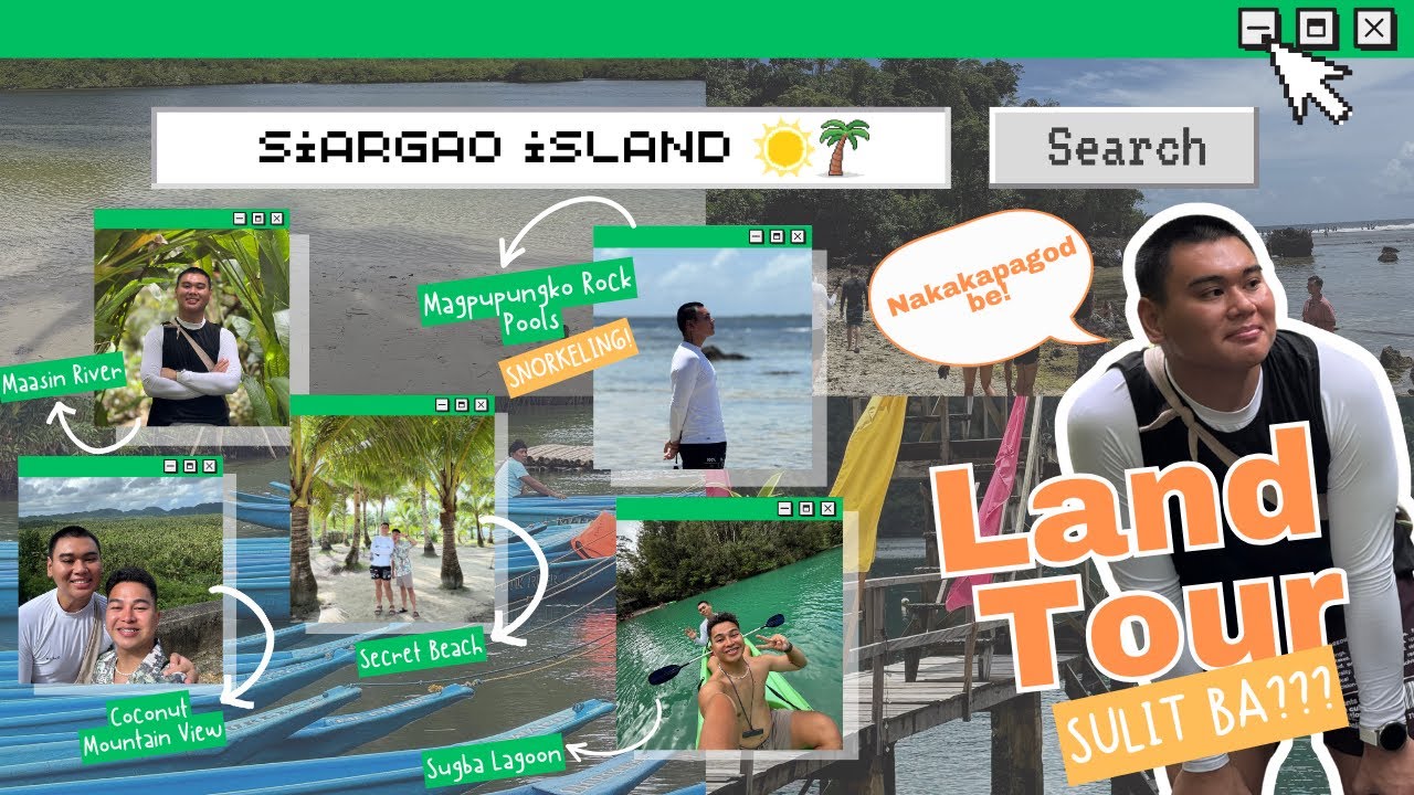 Siargao Vlog 4! Land Tour by Colz Travel: Magpupungko Rock Formation, Maasin River & Sugba Lagoon