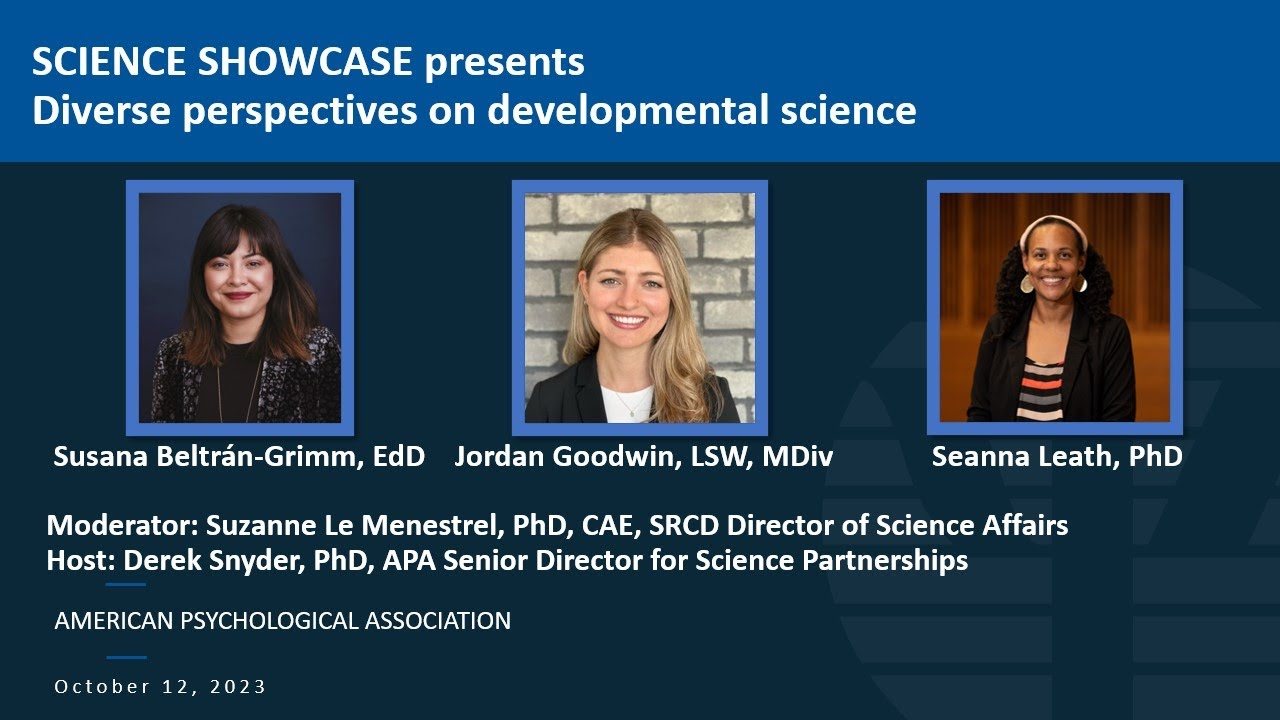 Science Showcase presents: Diverse perspectives on developmental science