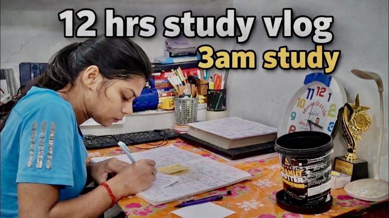 I Woke up 3 AM FOR UP SI EXAM/ 12 hrs Study Vlog A DAY IN LIFE OF SSC ASPIRANTS MORNING ROUTINE VLOG