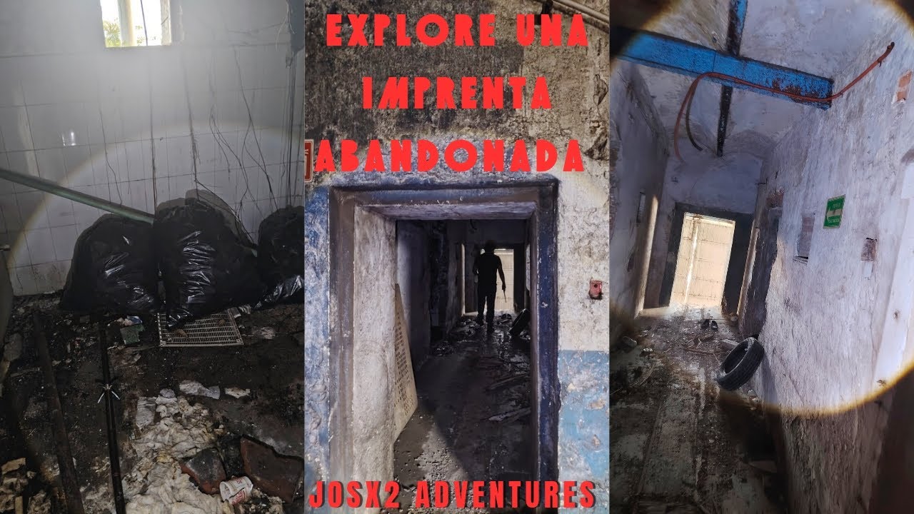 Exploramos una imprenta abandonada 🏚️escuchamos ruidos?