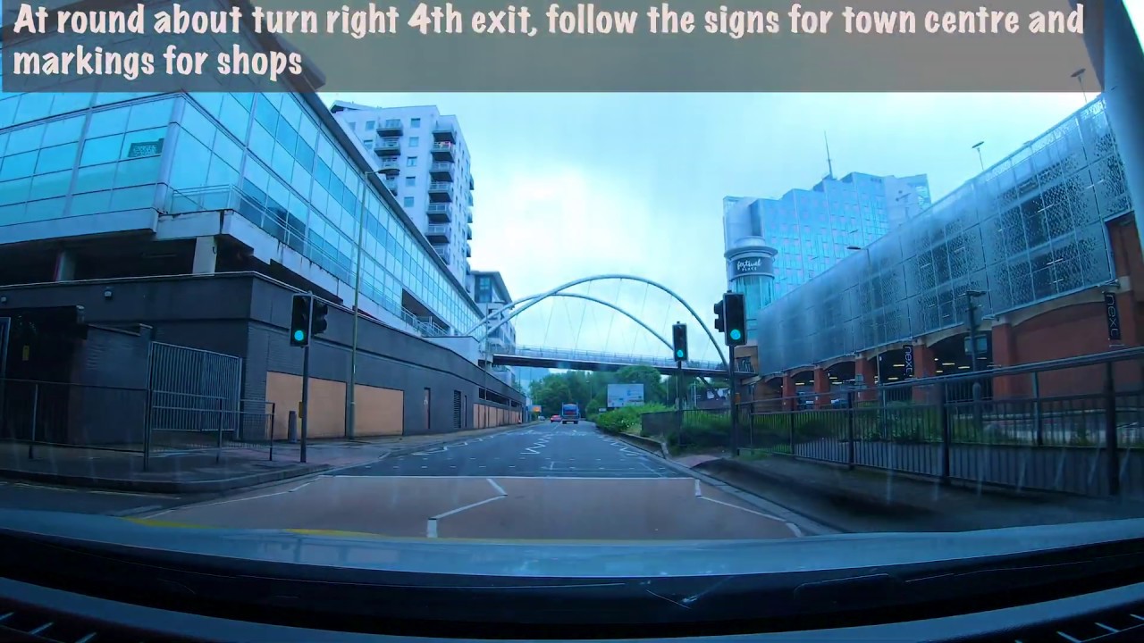 Eastrop RoundAbout,Town centre, Basingstoke, Turn Right 4th Exit