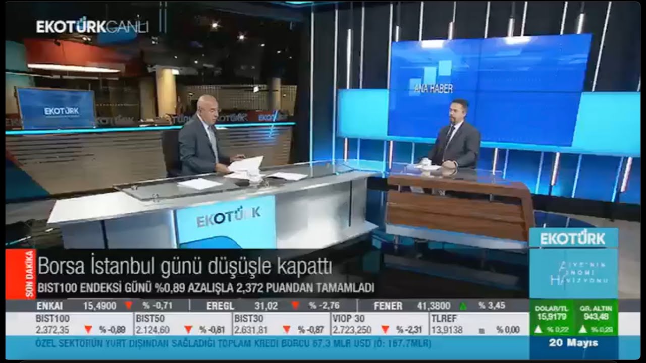 TÜRKİYE'DE TURİZM VE AVM SEKTÖRÜ - EKOTÜRKTV ALİ ÇAĞATAY CANLI YAYIN STÜDYO KONUĞU OĞUZ ISIGÖLLÜ