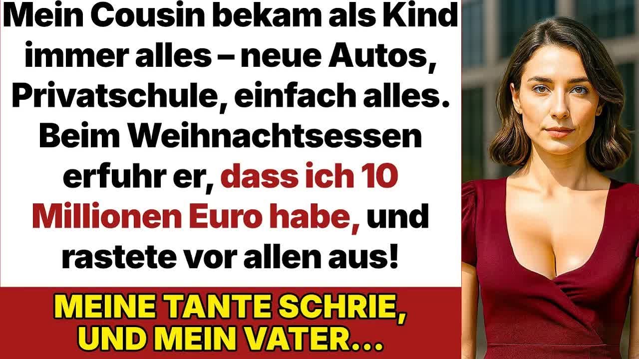 Mein Cousin bekam immer alles – neue Autos, Privatschule… bis er erfuhr, dass ich Millionen habe