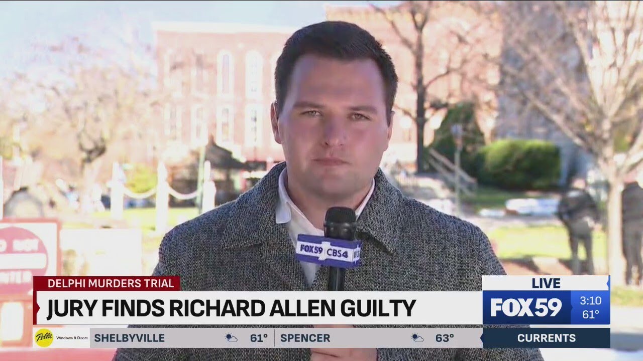 FOX59's Max Lewis breaks down what he saw when the jury delivered guilty verdict in Delphi murders t