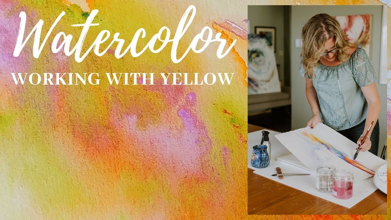 How to mix and choose the right shade of yellow for your watercolor paintings.