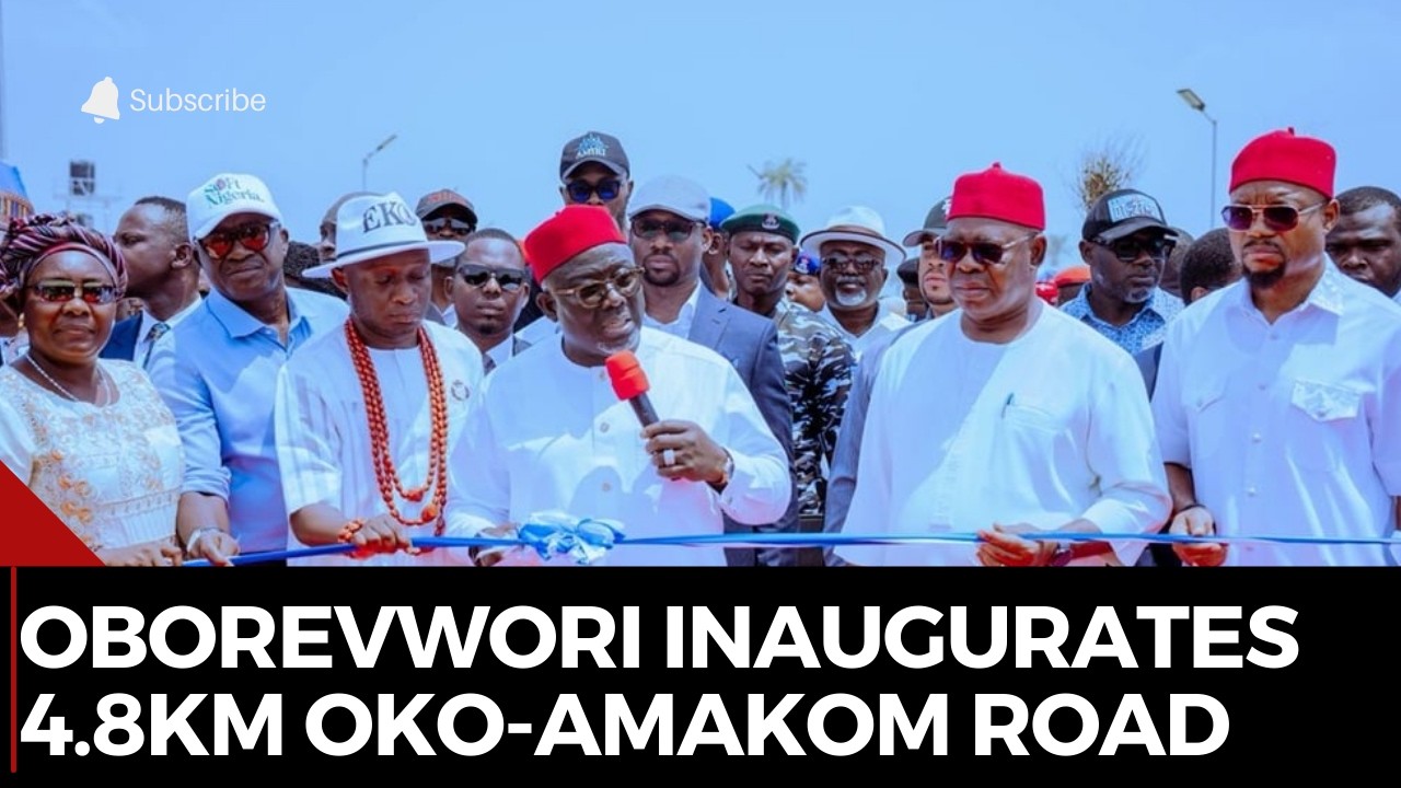 Governor Oborevwori Inaugurates 4.8km Oko-Amakom/Oko-Obiokpu Road in Delta
