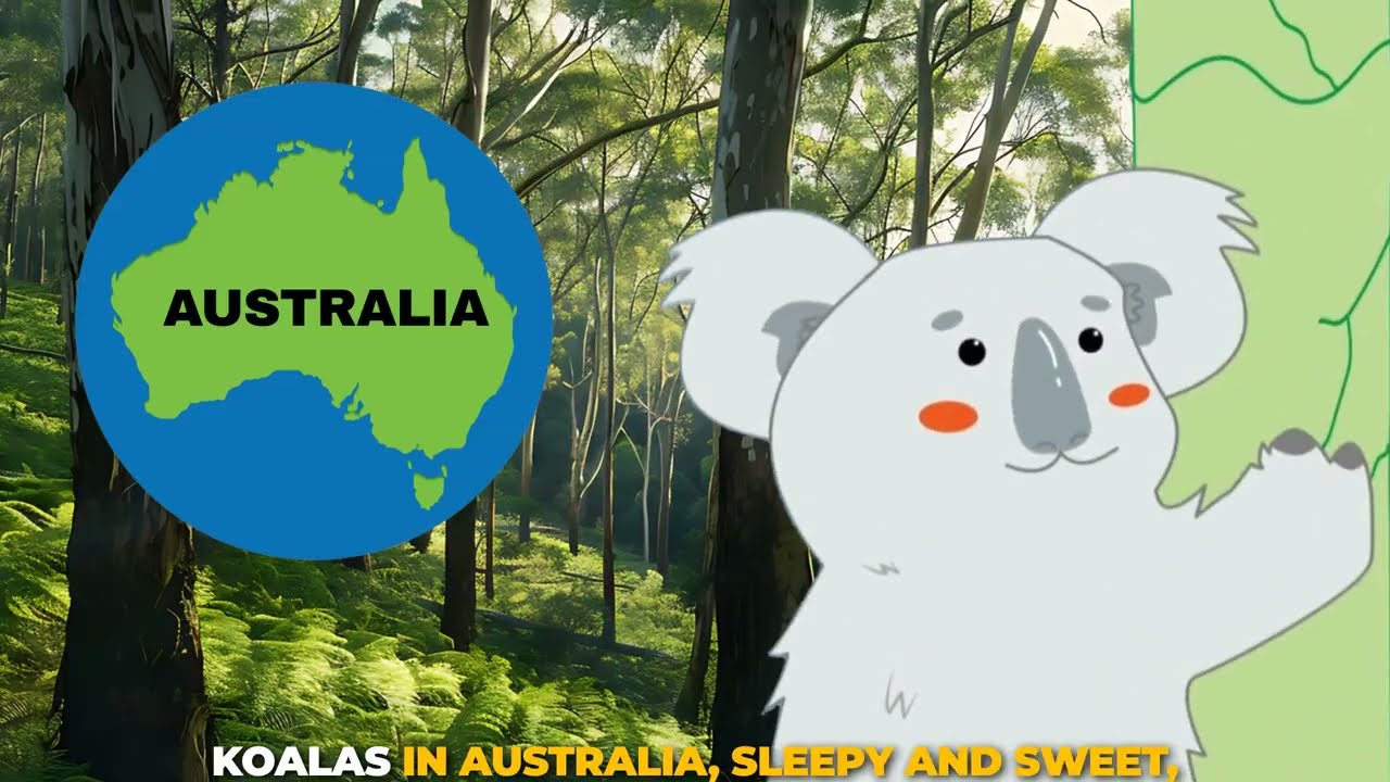 Animal Homes by Continent | Explore Animal Homes Around the World | Sing Along & Learn!