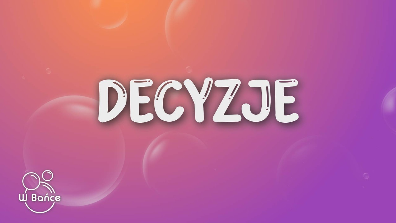 Vito Bambino - Decyzje (ft. Zalia) (Tekst/Lyrics)