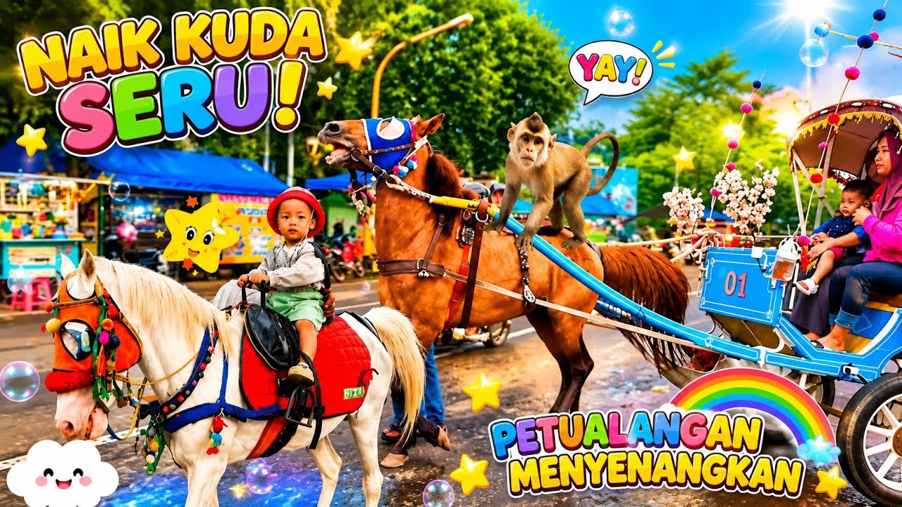 Naik Kuda delman,Lagu Anak Anak Ceria dan Edukatif | Lagu anak indonesia populer,kuda hias