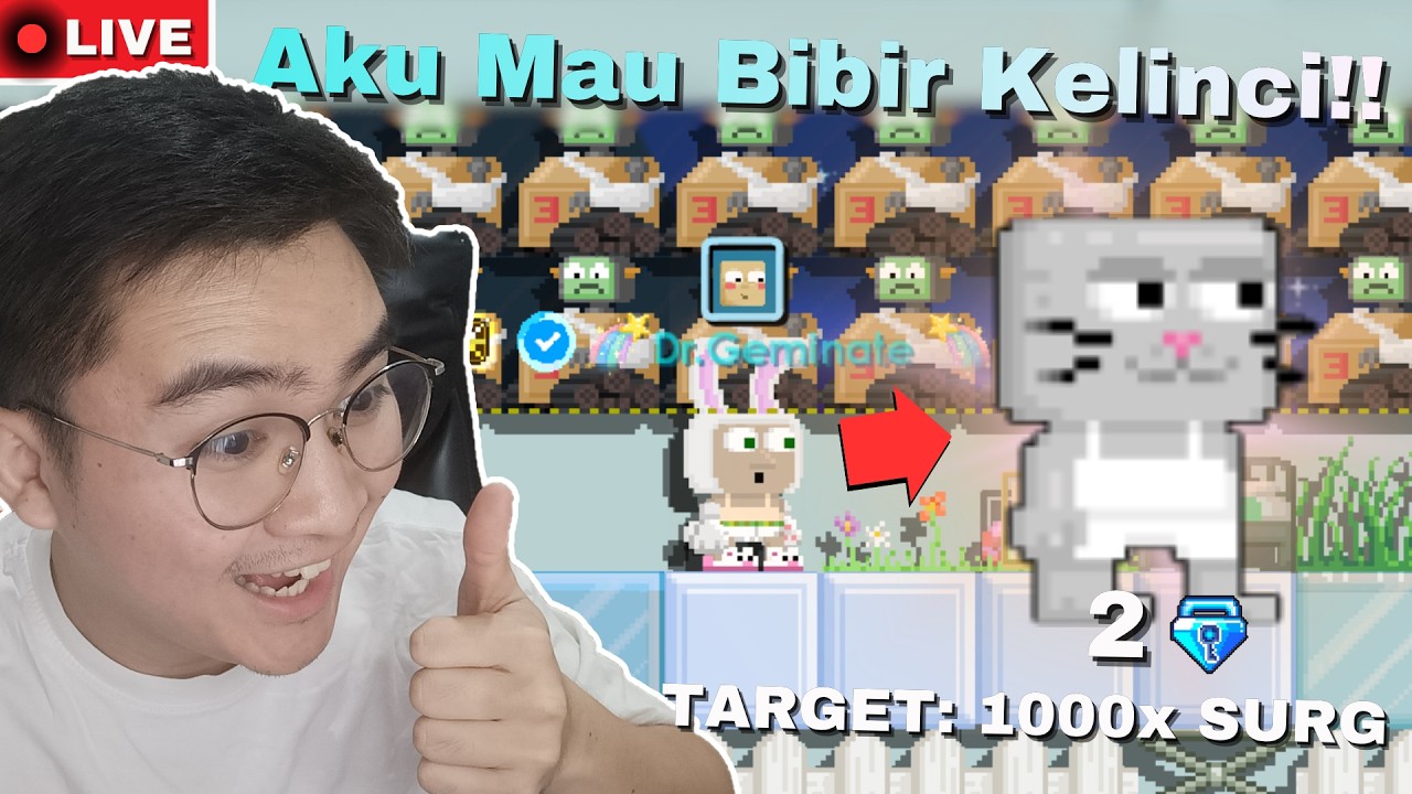 AKU MAU BIBIR KELINCI!! Surgery 1000x Akankah Dapat?? | Growtopia 2026
