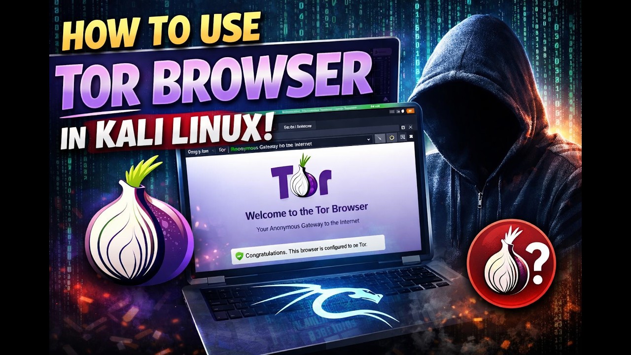 How-To use Tor Browser on Kali Linux! // 100% ANONYMOUS // INSTALL & SETUP