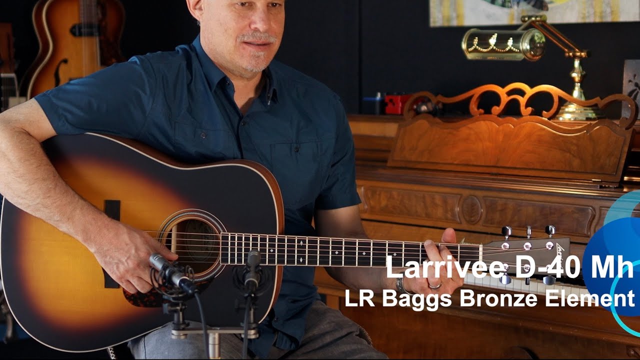 Larrivee D-40 Mh - Sunburst, LR Baggs