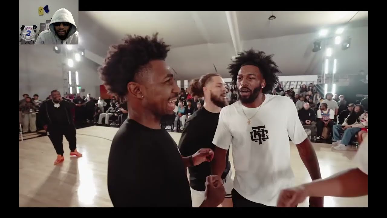 REACTING TO QEL & LAT VS KAM & DADEDAE IN A TAG TEAM 2V2 WAS LIT!!!!!
