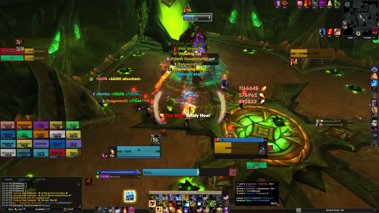 Mythic Antoran High Command - 957 Fire Mage PoV
