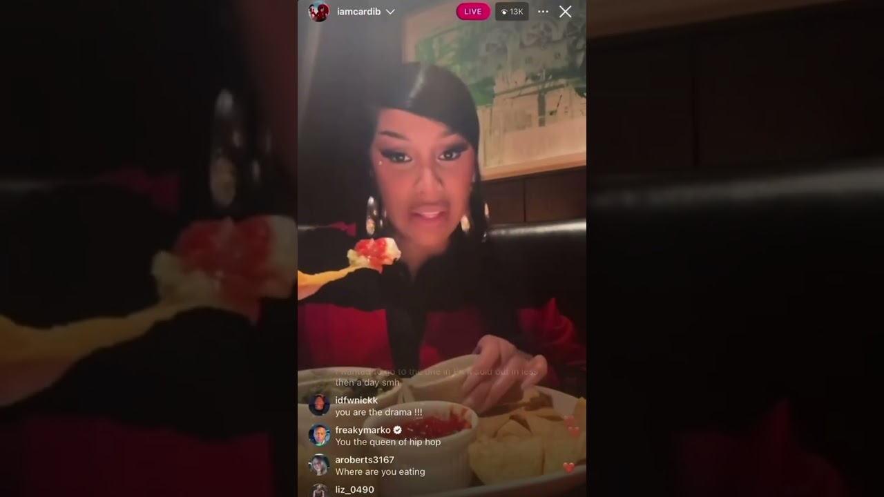 Cardi B FULL IG live, eating w #KenBarbie & more! 9-5-2025 