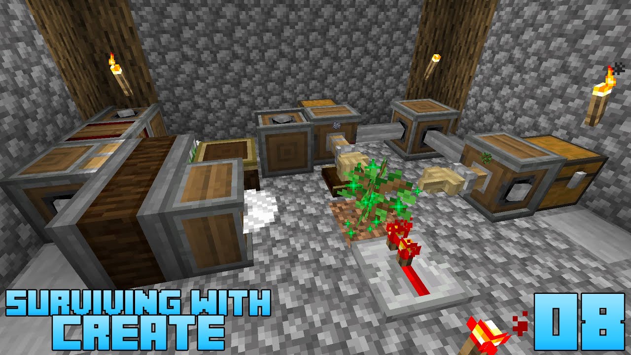 Surviving With Create :: E08 - Mechanical Saw Tree Farm