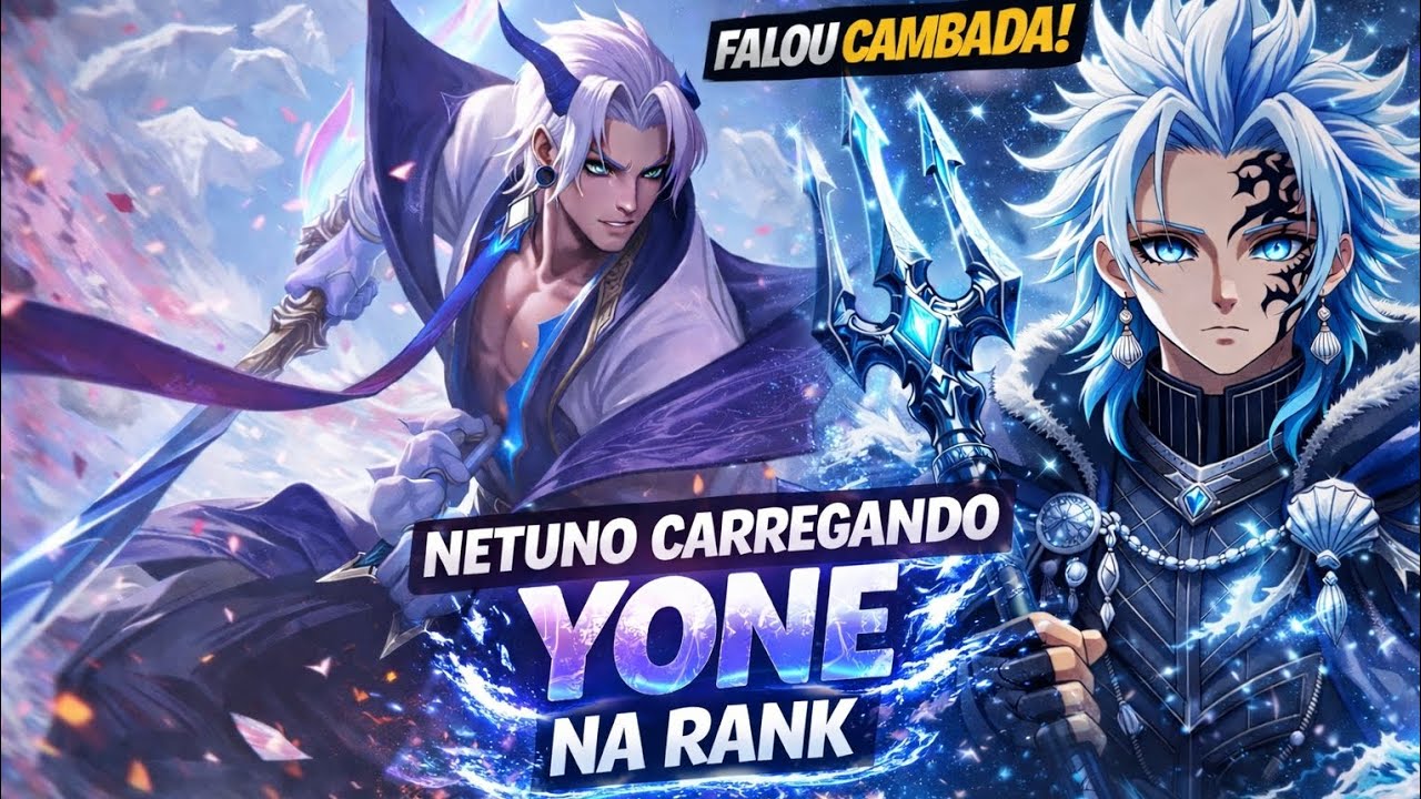 NETUNO CARREGANDO DE YONE NA RANKED! NINGUÉM CONSEGUE PARAR! 😈🔥