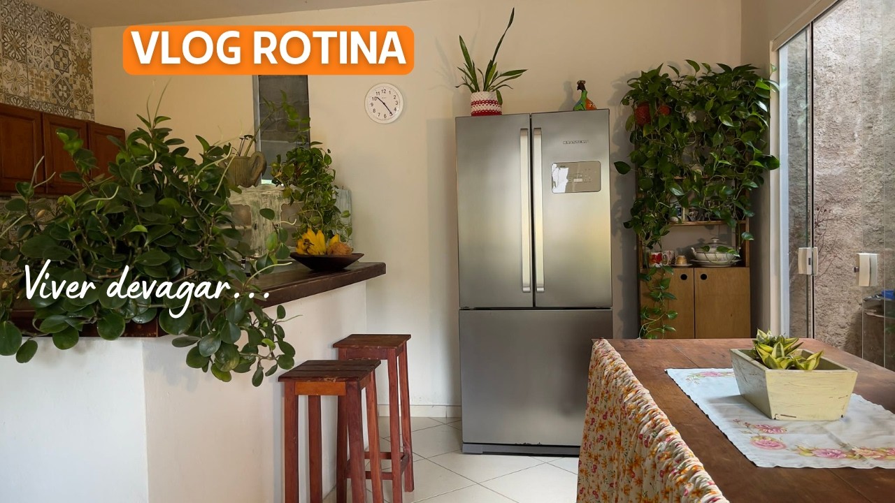 Mostrando minha sala transformada | Folha de macramê | Flores e natureza 🌷 | Vivendo devagar 🏡