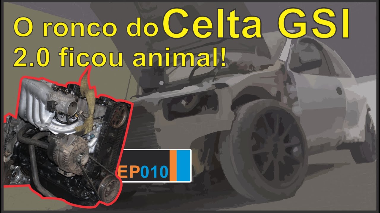 Celta GSi | O motor 2.0 roncou bonito, e frita pneu f&aacute;cil f&aacute;cil   - BURNOUT 010