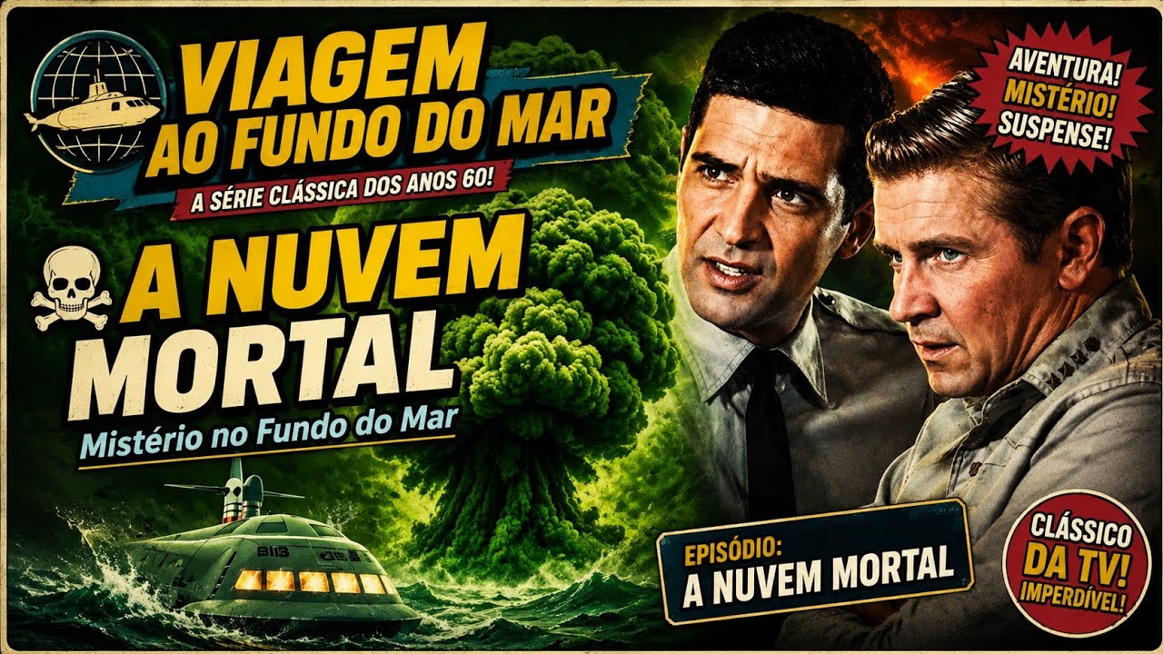 Seriados Retrô: Viagem ao Fundo do Mar - Ep. A NUVEM MORTAL   DUBLADO