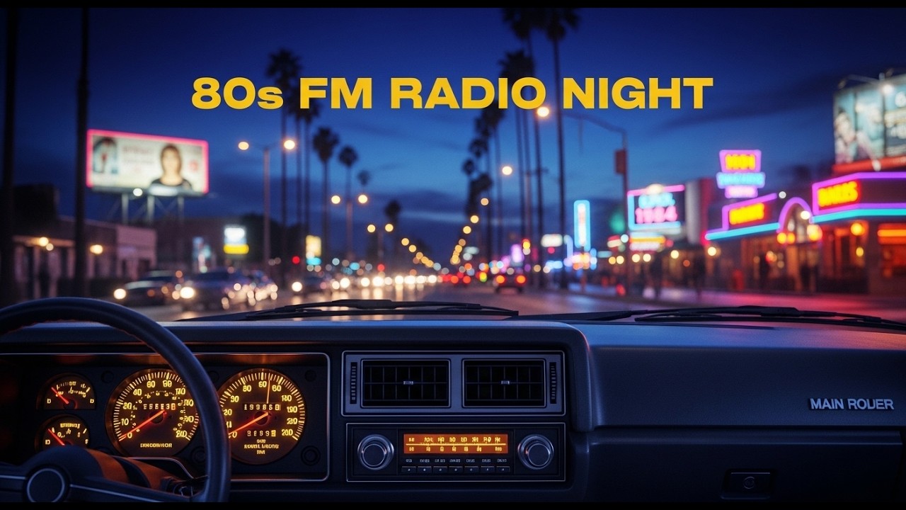 Broadcast from the Past &ndash; Night Drive Compilation, Emotional Retro Mix | 80s FM Radio Night