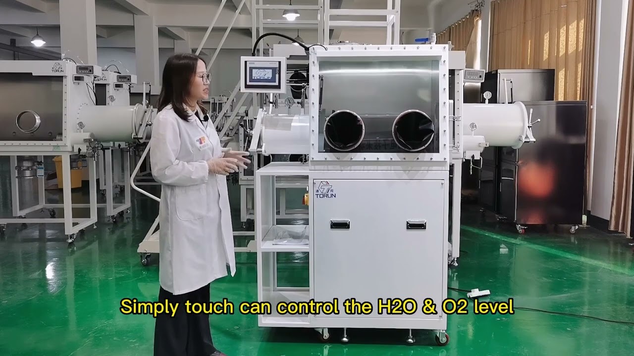 VGB 3S glove box with purification system,