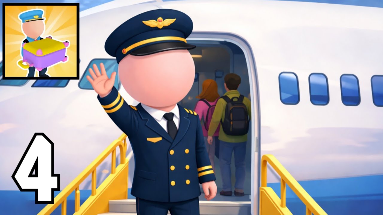 Airport Rush 3D - Gameplay Walkthrough  - Airport Flight Manager (iOS, Android) Part-4