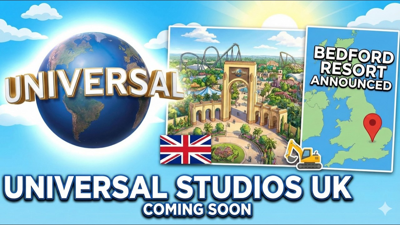 Universal Studios is Coming to the UK! Bedford's 500-Acre Resort Explained