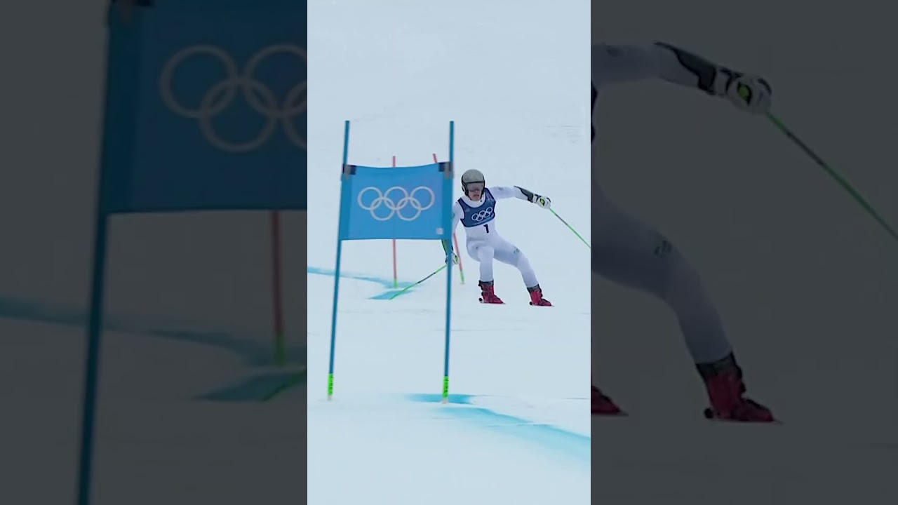 Lucas Pinheiro Braathen najlepszy w pierwszym przejeździe slalomu giganta #milanocortina2026