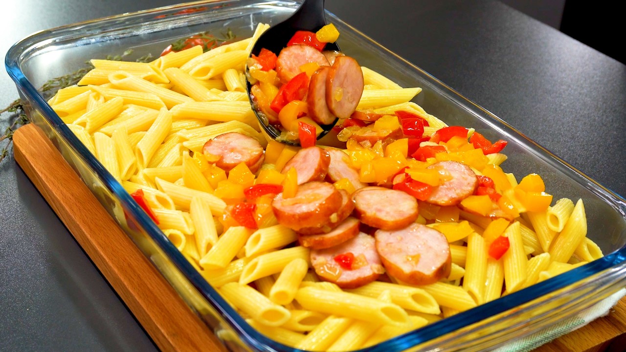 Sausages + Pasta I didn’t expect it to be THIS Delicious! Even Italians would drool over recipe!