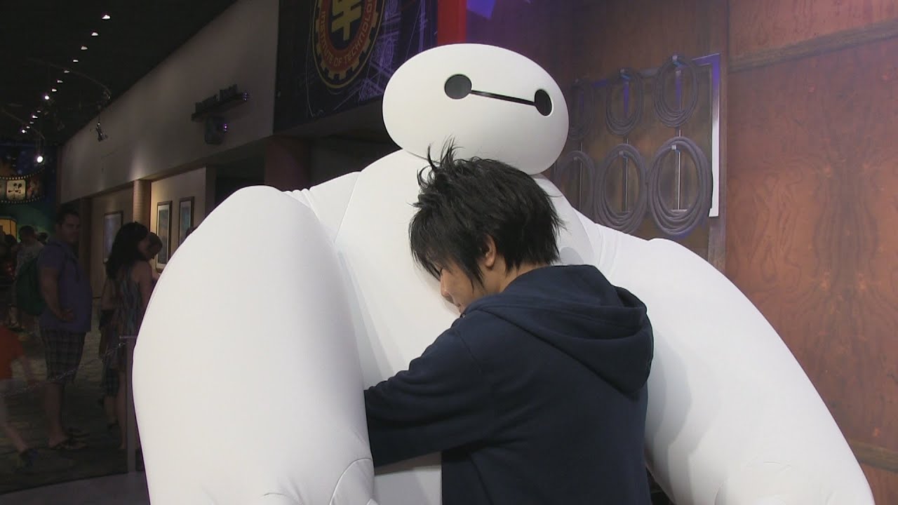 Hiro & Baymax from Big Hero 6 meet guests at Disney's Hollywood Studios