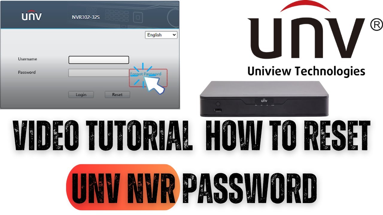 How to Reset NVR Password| How to Reset UNV NVR Password?