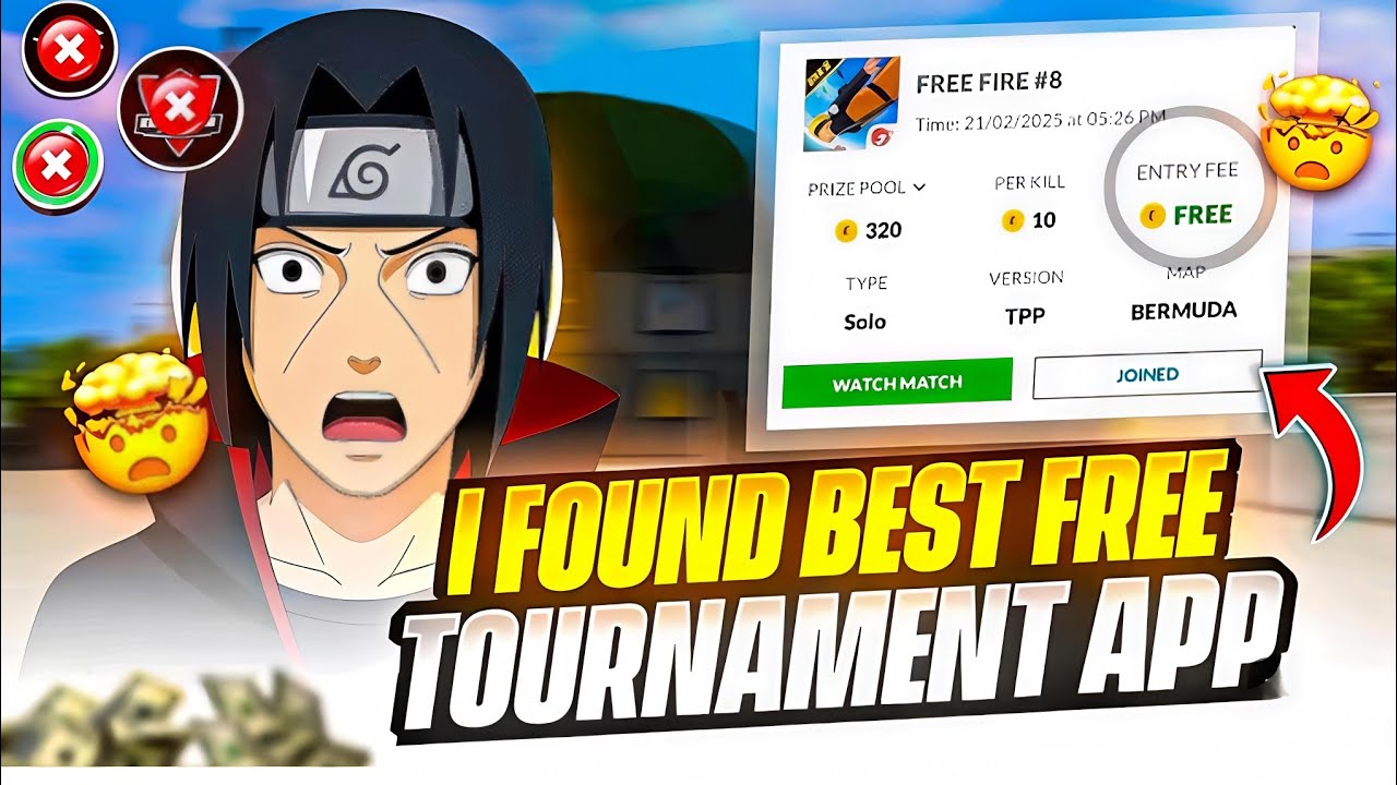I Found Best Free Tournament App | 💰Entry 0 🔥Par Kill ₹5 💸 | 100% Trusted Tournament App | #snomyff 