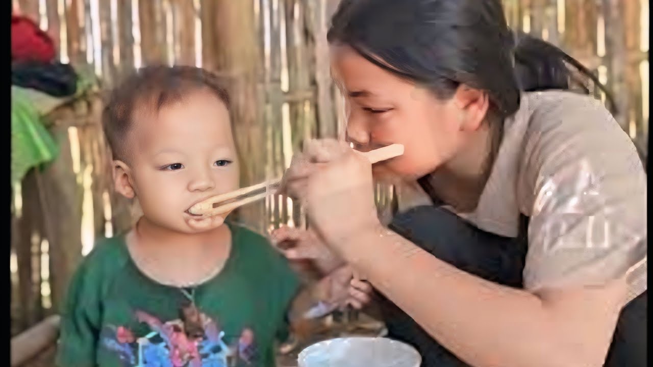 Rare Treat for Ly Thi My: Kind Friend Shares Meat on a Lucky Day