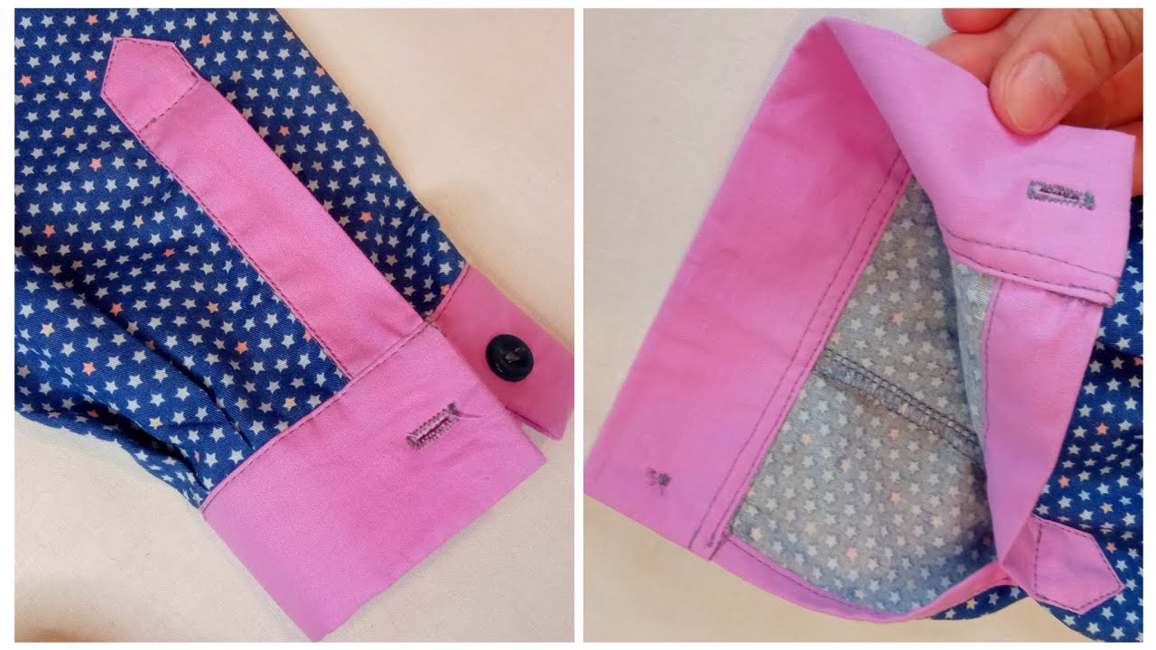 Как пришить МАНЖЕТЫ рукавов рубашки, самый ПРОСТОЙ СПОСОБ 🔥