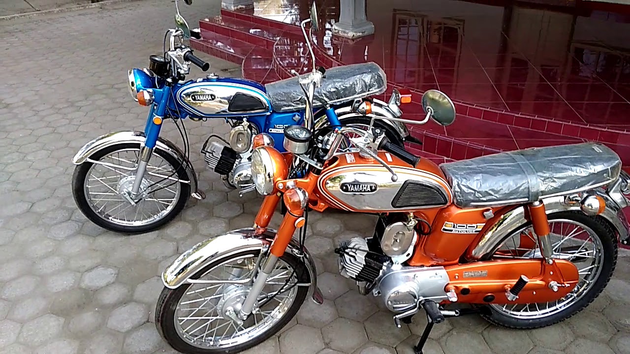 Restorasi yamaha l2 biri dan orange #progres by antik_motor_kediri
