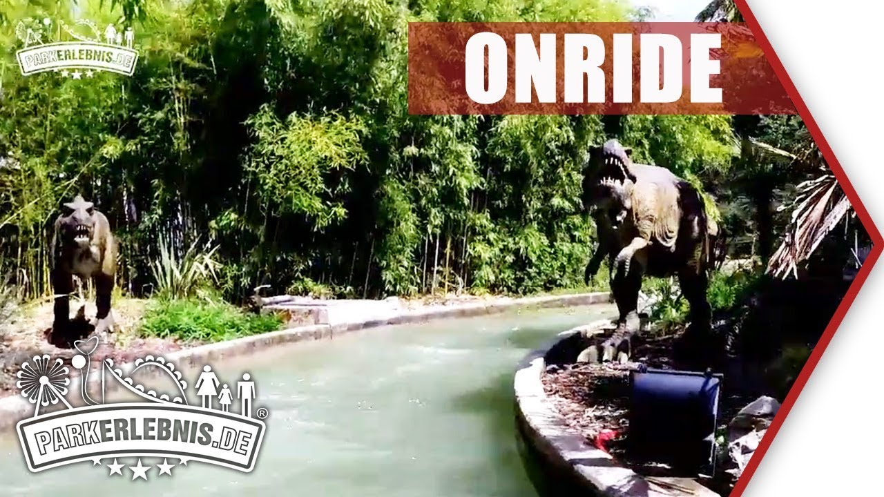 Walygator Parc Rafting Dino Raft OnRide - Mitfahr-Video Rapid River Ride (POV)